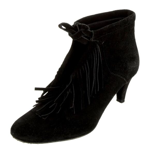 Maje Suede Fringe Boots Size 9 - Picture 3 of 10